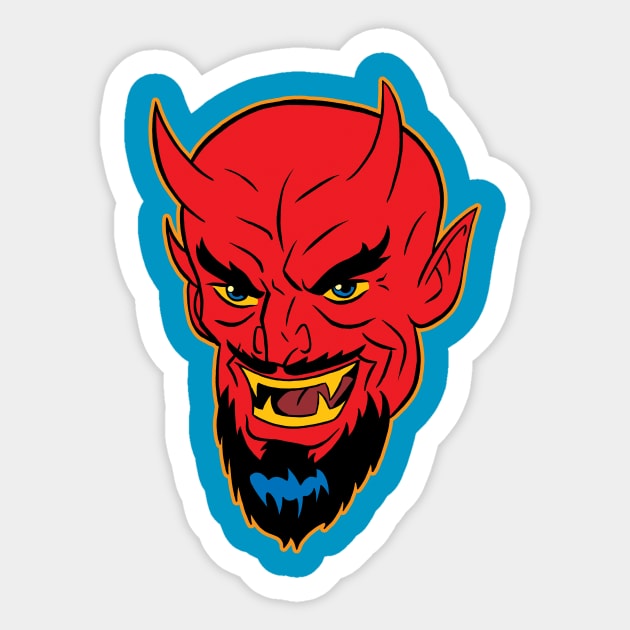 That ol' Satan! Sticker by nearmintpress